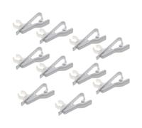 2 PCS Clip Per Microfono Lavalier Spilla Da Bavero Caricata Molla