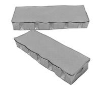 2 Pcs Clothes Organizer Underbed Storage Bag for Bedroom Custodia Sottoletto
