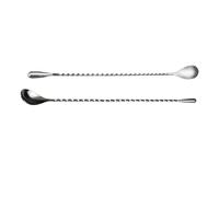 2 Pcs Cocktail Mixing Spoon for Home Bar Cucchiaio Da Portata Servire Unici
