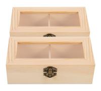 2 Pcs Cofanetto Porta Gioie Jewelry Organizer Case Contenitore Per Gioielli