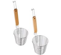 2 Pcs Colapasta in Acciaio Inossidabile Scolapasta Cucina Colino Inox Cucchiaio