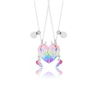 2 Pcs Collana dell'amicizia, BFF Collane, Collana Dell Amicizia per 2 Ragazze, Collana Pendente Unicorno, Amicizia per Regalo di Compleanno per Migliori Amici