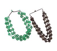 2 Pcs Collana Per Donna Collane Perline Girocollo Femminile Fidanzata