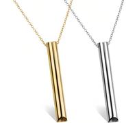 2 Pcs Collana Respiratoria, Elementi di sollievo dall'ansia,Collana Consapevole Antistress,dispositivo di esercizio respiro per meditazione, collana per l'ansia, Collana con Fischietto per Ansia