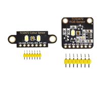 2 Pcs Color Recognition Sensor TCS230 TCS3200 Bright Light Sensor RGB for STM32 3.3/5V,Two-hole & Square