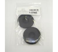 2 Pcs Confezione Jabra Taglia Grande Similpelle Orecchio Cuscini per Biz 2400 II