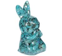 2 Pcs Coniglietto Decorativo Statua Del Coniglio Figurine Coniglietti Miniatura