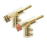 2 Pcs Connettori A Banana Altoparlante Spine Per Altoparlanti Spina