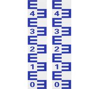 2 Pcs Contalitri Acqua Righello Del Livello Dell'acqua Contatore