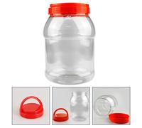 2 Pcs Contenitore Alimenti Plastica Da Tè Sciolto Barattolo Ermetico