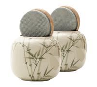 2 Pcs Contenitore Barattolo Ceramica Barattoli Di Spezie Da Cucina