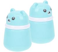 2 Pcs Contenitore Della Polvere Vuoto Caso Di Spugna Per Il Trucco