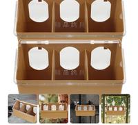 2 Pcs Contenitore Per La Conservazione Della Frutta Porta Cibo Gabbia Uccelli