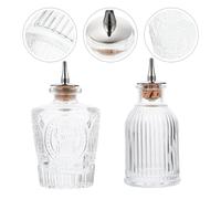 2 Pcs Contenitori Di Coperchio Bottiglie Bottiglia Decorative