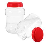 2 Pcs Contenitori Ermetici Alimenti Alimentari Barattolo Di Stoccaggio Ermetico