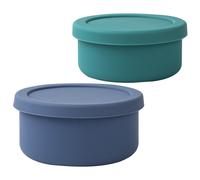 2 Pcs Contenitori Merenda Scatola Per Alimenti in Silicone Sacco Pranzo