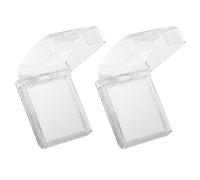 2 Pcs Coperchio Di Protezione Della Presa Copertura Antispruzzo Muro