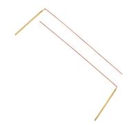 2 Pcs Copper Dowsing Rods Divining Pendolo Da Rabdomante Ottone Aste Immersione