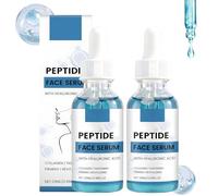 2 Pcs Copper Peptide Serum Siero Peptidi Viso di Rame Copper Peptides con Acido Ialuronico e Peptidi Antirughe Idratazione Adatto a Tutte le Qualità Della Pelle (29ml*2)
