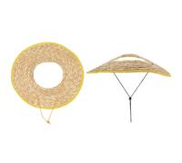 2 Pcs Copri Cappello Da Costruzione Elmetto Con Visiera in Paglia