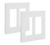 2 PCS Copri Interruttore Luce Coperchi Delle Prese Piastra Murale Di Plastica