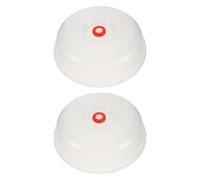 2 Pcs Copri Microonde Piatto Per Protettore Alimentare Guardia Schizzi