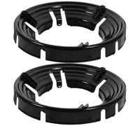 2 Pcs Copri Stufa Gather Fire Parabrezza Per Fornello Gas Coperture Bruciatori