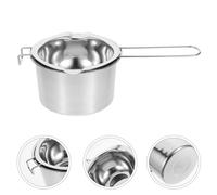 2 Pcs Crogiolo Pentolino Per Cera Pentola Inossidabile Di Metalli