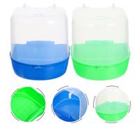 2 Pcs Cubo Per Il Bagno Degli Uccelli Vasca Da Del Pappagallo