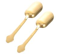 2 Pcs Cucchiai Acciaio Inox Cucchiaino Da Tè Cucchiaini Servire Il Cucchiaio