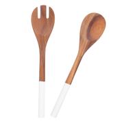 2 Pcs Cucchiai Da Minestra Asiatici Cucchiaio Di Miscelazione Legno