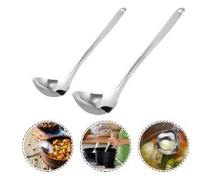 2 Pcs Cucchiaio Per Filtro Antigrasso Separatore Zuppa D'olio Gadget Da Cucina