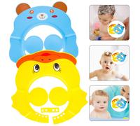 2 Pcs Cuffia Da Bagno Per Shampoo Bambini Lavare Capelli Accessori Neonati