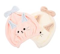 2 PCS Cuffia Doccia Asciugare Capelli Con Asciugante Da