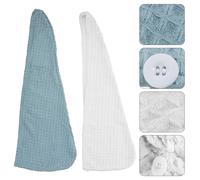 2 Pcs Cuffia Per Asciugare Capelli Cuffie Asciugamano Secco Veloce