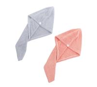 2 Pcs Cuffia Per Asciugare Capelli Ricci Cuffie Asciugamano Secco Veloce