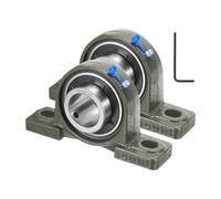2 Pcs Cuscinetti a Rullo UCP209-26 per 1-5/8\" Autocentranti