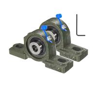 2 Pcs Cuscinetti a Sfera UCP201 per 12mm con Autocentratura