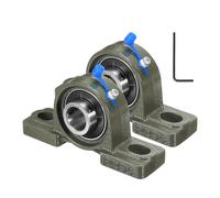 2 Pcs Cuscinetti a Sfere UCP204-12 per Allineamento Automatico 3/4"
