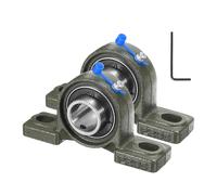 2 Pcs Cuscinetti a Sfere UCP205-16 per Allineamento Automatico 1"
