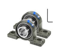 2 Pcs Cuscinetti a Sfere UCP207-21 per Autoallineamento 1-5/16"