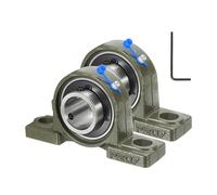 2 Pcs Cuscinetti UCP207 per Allineamento Autonomo 35mm