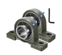 2 Pcs Cuscinetti UCP211-32 per Allineamento Automatico 2\"