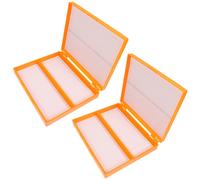 2 Pcs Custodia Per Diapositive Contenitore Diapositiva Al Microscopio