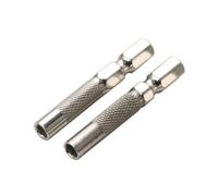2 Pcs Da 6 35 Mm A 4 Mm Adattatore Bit Del Cacciavite A Caccia Magnetico Per Conversione Efficiente Dello Strumento E Adattatore Per Cacciavite Movimentazione Delle Viti Protetti