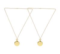 2 Pcs Da Tasca Al Quarzo Taschino Vintage Orologio Collana Donna