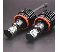 2 PCS DC 12-24V 40W 1800LM 8-LED Car Angel Eyes Lampadina ad anello Halo, (luce