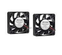 2 PCS DC 24V 12V 5V 50MM 5010 Ventola di raffreddamento 2Pin 3PIN Cuscinetto a sfere Case del computer CPU Cooler Ventola di raffreddamento 50x50x10mm(5V Sleeve USB)