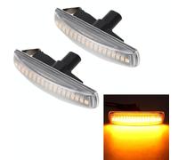 2 PCS DC12V / 3W Car LED Dynamic Blinker Side Lights Indicatore di direzione acq
