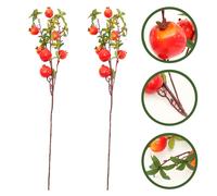 2 Pcs Decorazione Del Melograno Accessorio Fotografico Per Feste